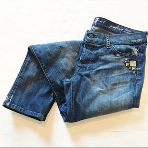 7 For All Mankind Josefina Skinny Boyfriend Jeans